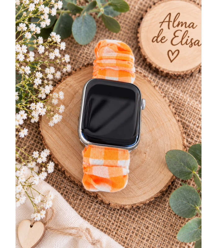 Correa Elástica de Tela de Algodón para Apple Watch – Suave y Cómoda