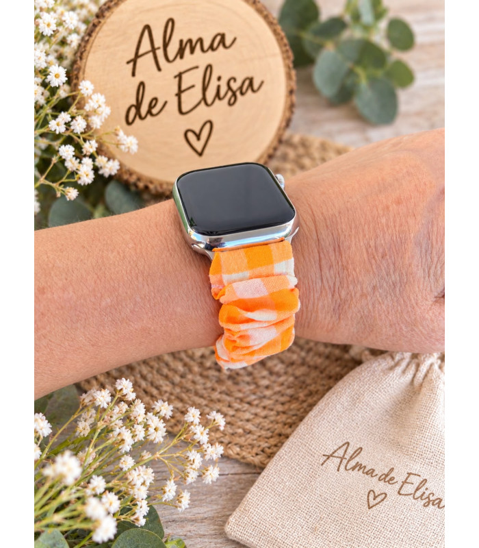 Correa Elástica de Tela de Algodón para Apple Watch – Suave y Cómoda