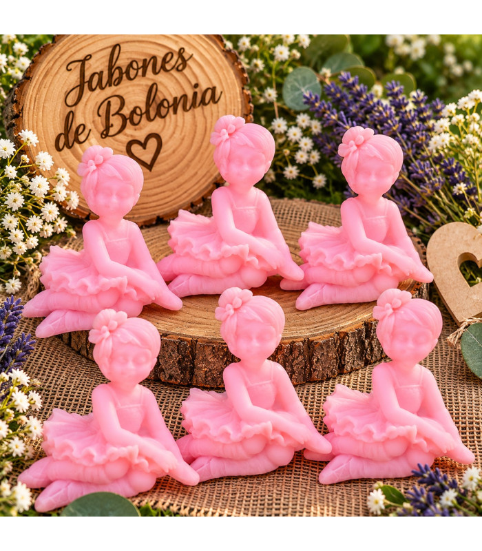 Bailarina de Jabón Personalizada para Comunión y Eventos