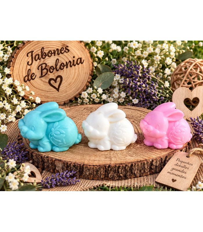 Conejito de Jabón Personalizado para Eventos