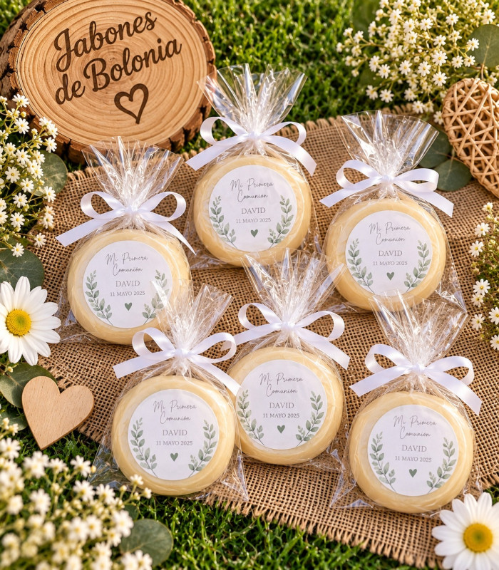 Yoyó de madera personalizado para comunión, bautizo y eventos
