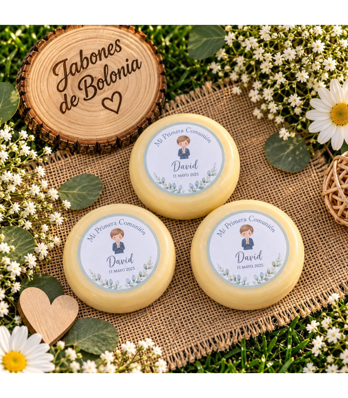 Yoyó de madera personalizado para comunión, bautizo y eventos