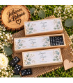 Juego de dominó de madera personalizado para eventos