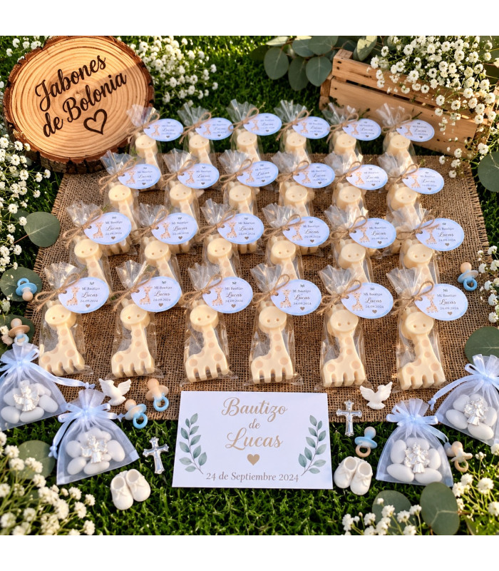 Jirafa de Jabón Personalizada para Eventos