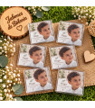 Imán personalizado con foto para bautizo y comunión