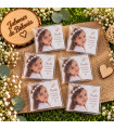 Imán personalizado con foto para bautizo y comunión