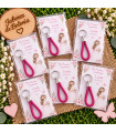 Llavero de Polipiel con Tarjeta Personalizada para Bautizo,Comunión y Eventos