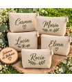Neceser personalizado con nombre para bodas, comuniones y bautizos