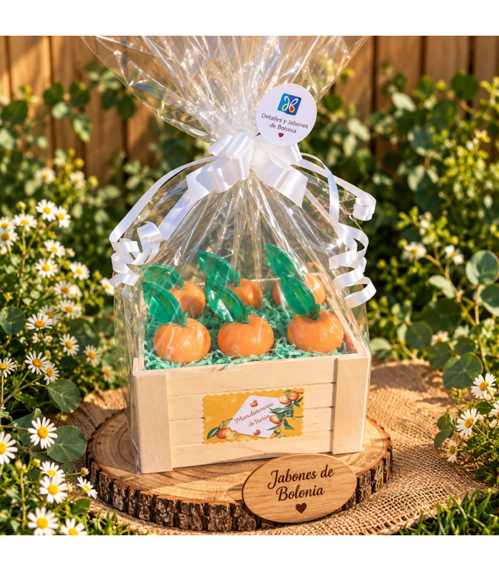 Caja De Mandarinas De Jabón Artesanal