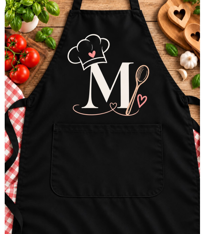 Título Delantal De Cocina Personalizado Con Nombre O Diseño