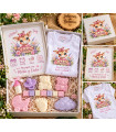 Caja Regalo Para Bebé Personalizada Con Body, Jabones Y Lámina De Nacimiento