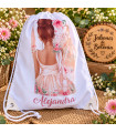 Mochila De Cuerdas Personalizada Con Nombre Y Diseño