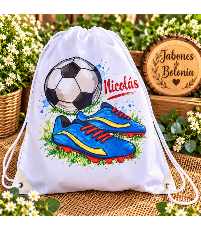 Mochila De Cuerdas Personalizada Con Nombre Y Diseño