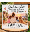 Azulejo Personalizado Sublimado Con Diseño Y Frase