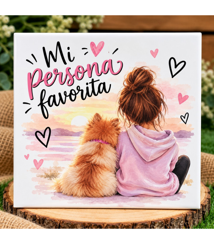 Azulejo Personalizado Sublimado Con Diseño Y Frase
