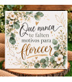 Azulejo Personalizado Sublimado Con Diseño Y Frase