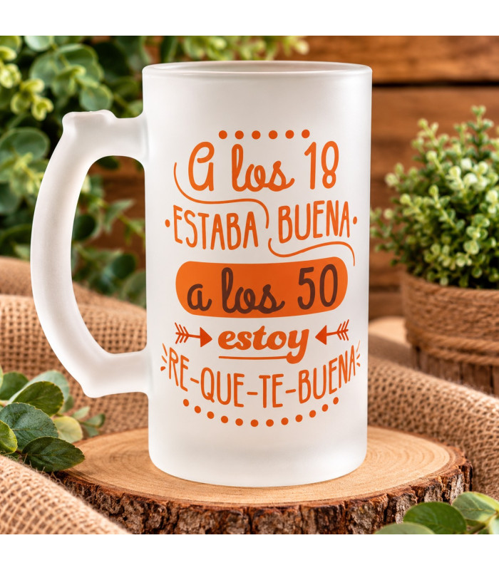 Jarra De Cerveza Personalizada Con Frase O Diseño