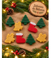 Jabones Navideños Artesanales Árbol, Campana Y Calcetín