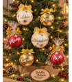 Bola De Navidad Personalizada Con Nombre De 10 Cm