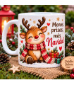 Taza De Navidad Personalizada Con Nombre Y Diseño