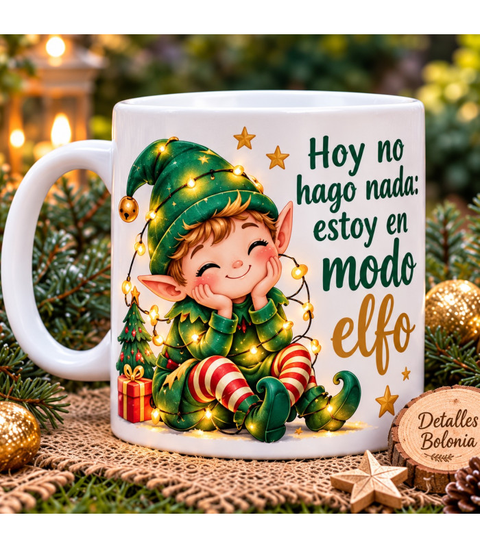 Taza De Navidad Personalizada Con Nombre Y Diseño