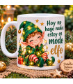 Taza De Navidad Personalizada Con Nombre Y Diseño
