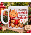 Taza De Navidad Personalizada Con Nombre Y Diseño
