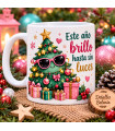 Taza De Navidad Personalizada Con Nombre Y Diseño