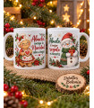 Pareja De Tazas Para Abuelos Personalizadas Con Nombres – Navidad
