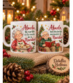 Pareja De Tazas Para Abuelos Personalizadas Con Nombres – Navidad