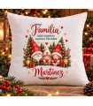 Cojín De Navidad Personalizado Con Nombre Y Relleno 42,5 × 42,5 cm