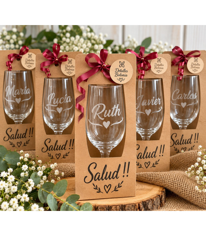 Copa De Cerveza Personalizada Con Nombre Grabado En Cristal