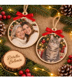 Bolas De Navidad De Madera Personalizadas Con Foto