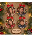 Bolas De Navidad De Madera Personalizadas Con Foto
