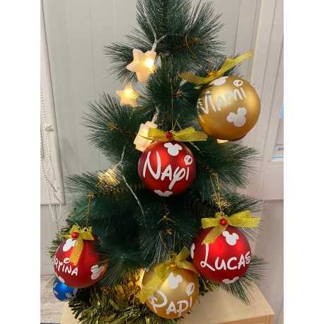 BOLAS DE NAVIDAD PERSONALIZADAS 8 CM